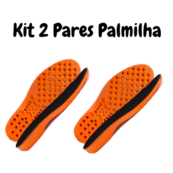 Kit 2 Palmilhas De Gel Para Conforto Em Jornadas Prolongadas